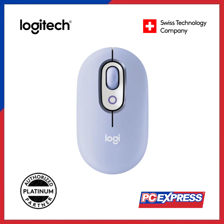 LOGITECH POP Wireless Mouse (910-007403) - Emoji Lilac - Image 3