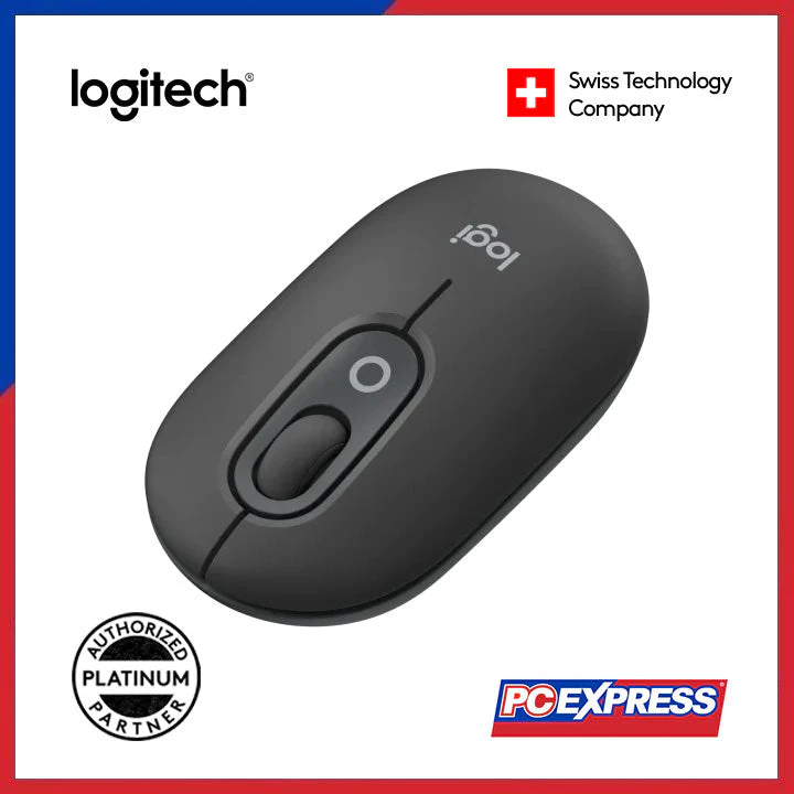 LOGITECH POP Wireless Mouse with Customizable Emoji (Graphite) - Image 3