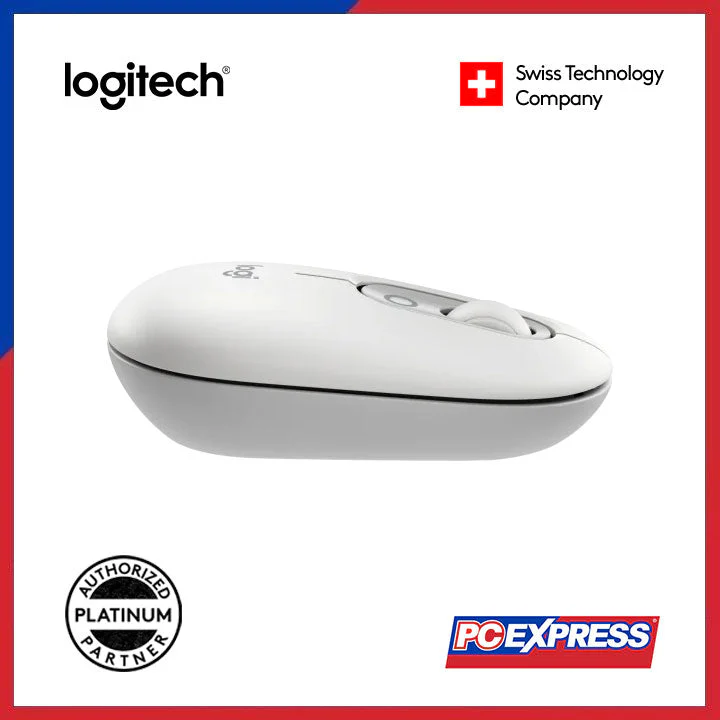 LOGITECH POP Wireless Mouse with Customizable Emoji (Off White) - Image 4