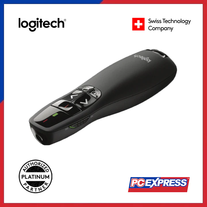 LOGITECH R400 Wireless Presenter Soft Range Mouse (910-001361) - Black - Image 3