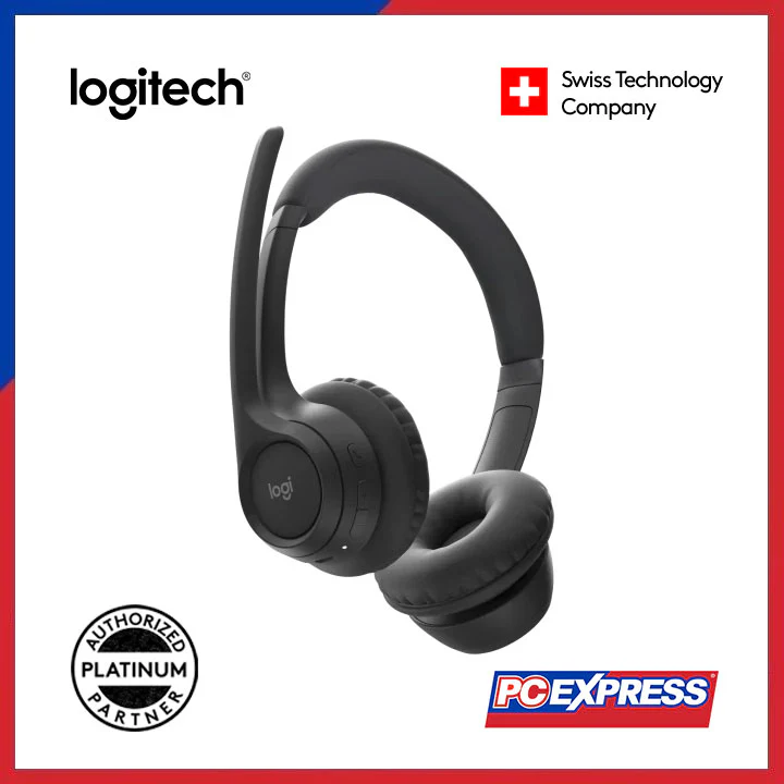 LOGITECH Zone 300 Wireless Bluetooth Headset (Midnight Black) - Image 4