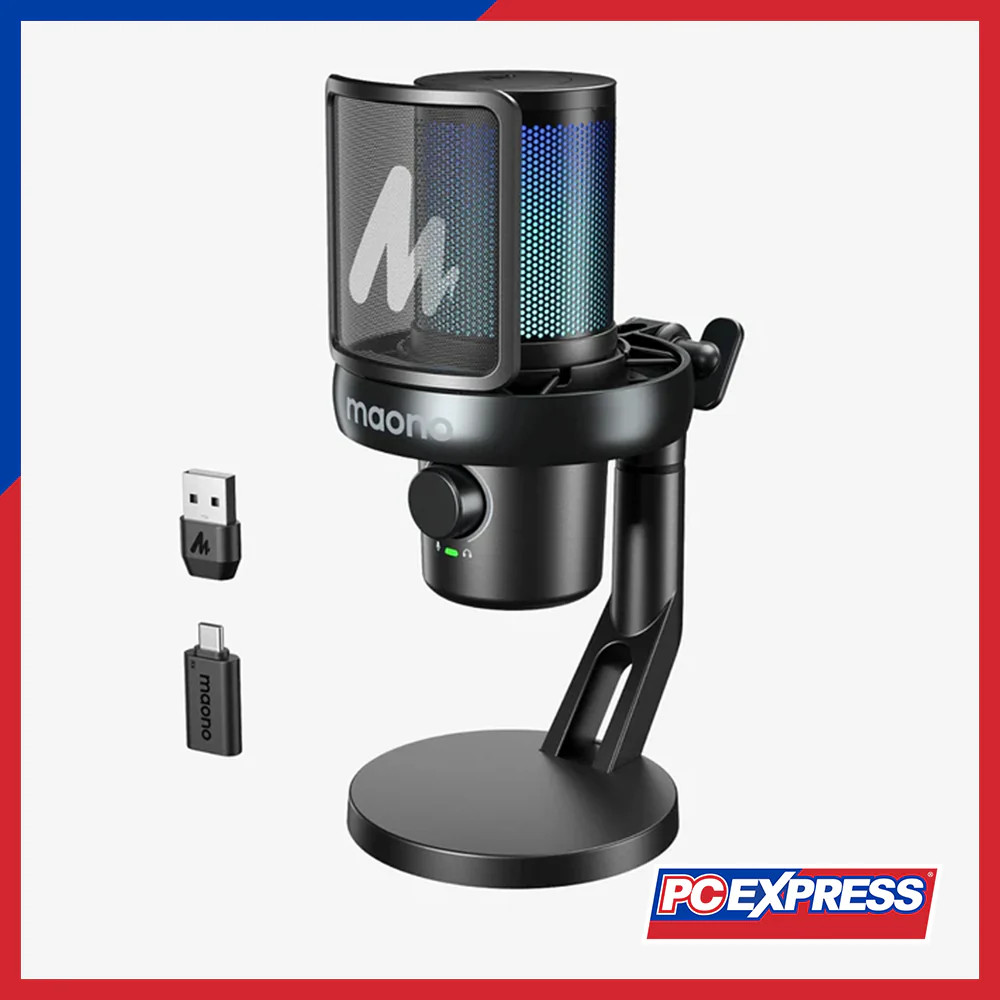 MAONO DM40 USB/Wireless Gaming Desktop Microphone - Black