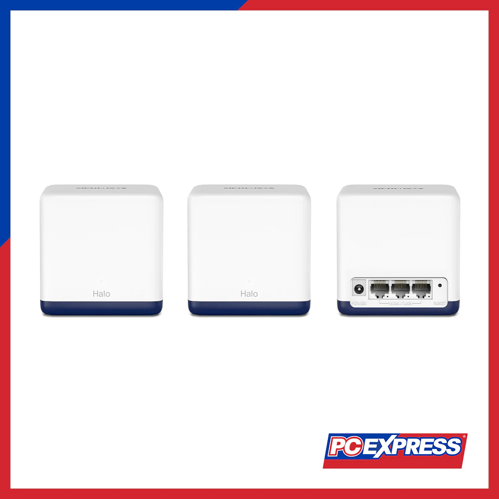 MERCUSYS Halo H50G AC1900 Whole Home Mesh Wi-Fi System (3-Pack)