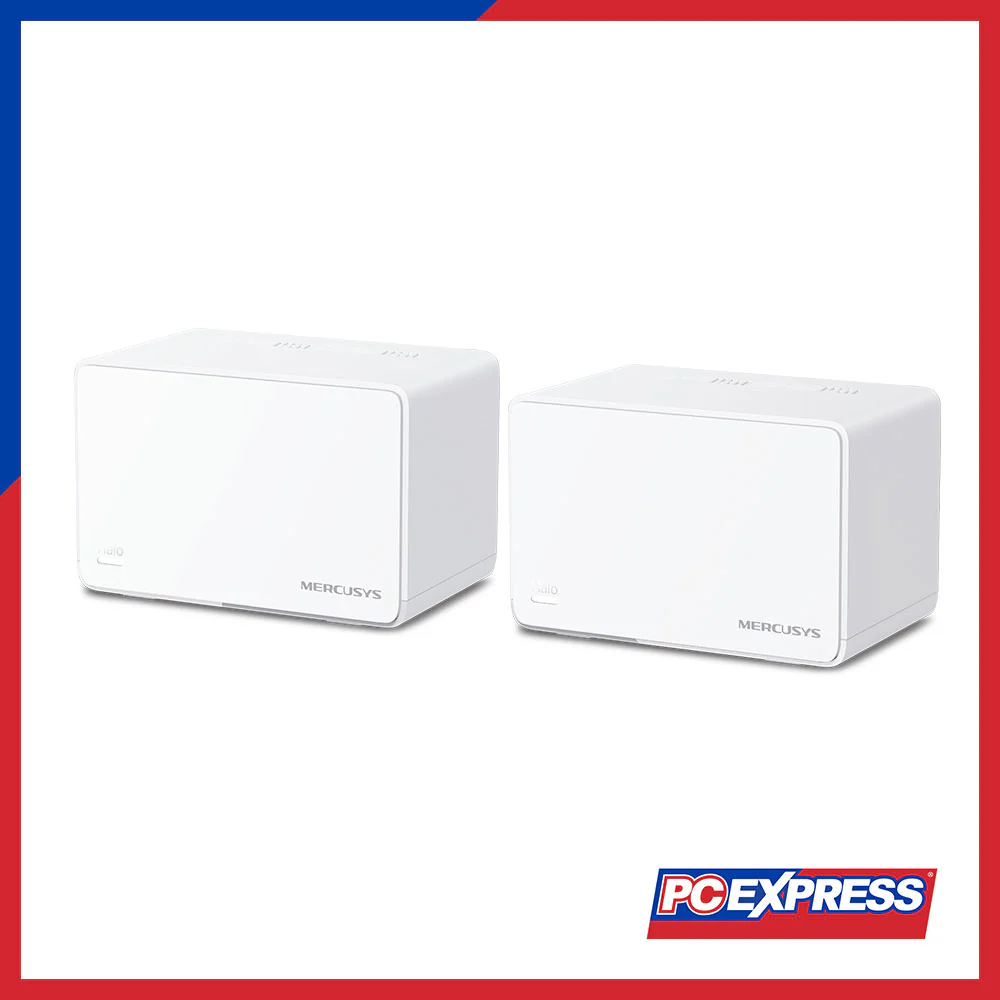 MERCUSYS HALO H80X (2-Pack) AX3000 Whole Home Mesh Wi-Fi 6 System