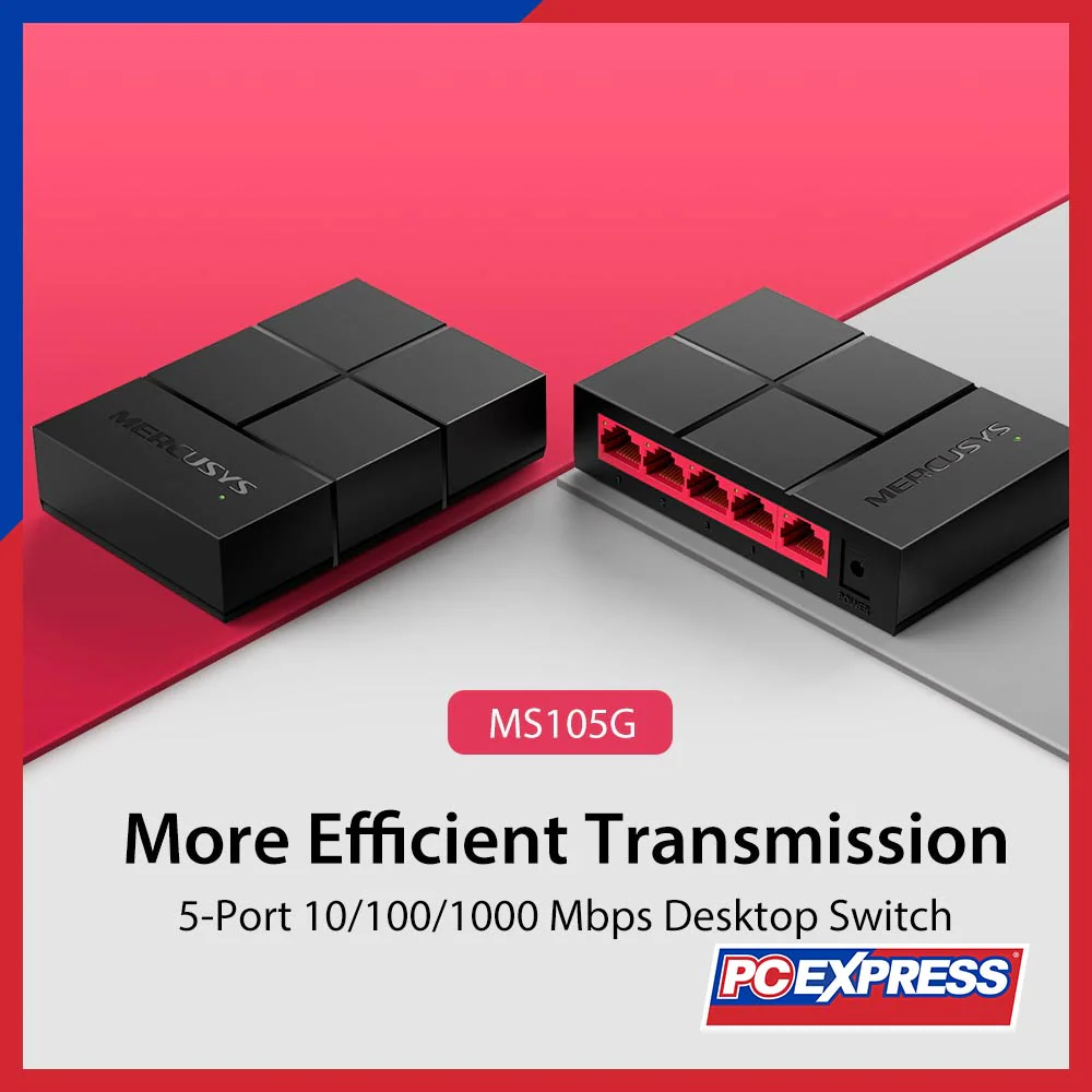 MERCUSYS MS105G 5-Port Gigabit Desktop Switch - Image 3