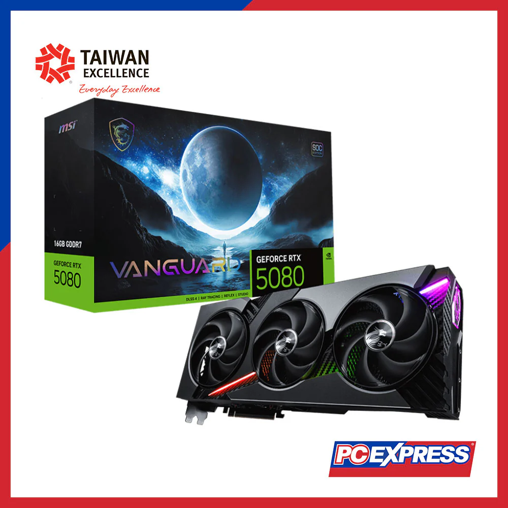 MIS GeForce RTX™ 5080 VANGUARD SOC 16GB GDDR7 256-bit Graphics Card