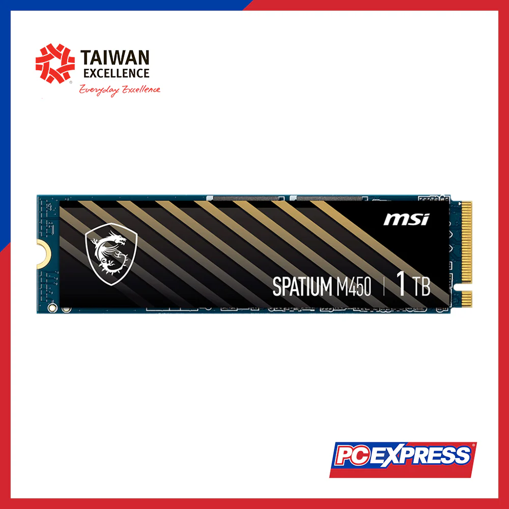 MSI 1TB SPATIUM M450 PCIe 4.0 NVMe Gen3 X4 M.2 2280 Solid State Drive - Image 5