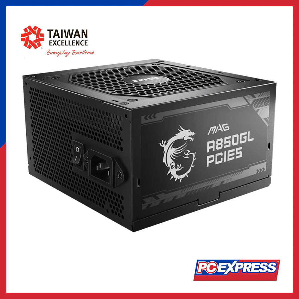 MSI 850W MAG A850GL ATX 3.1 80+ Gold Fully Modular Power Supply - Image 6