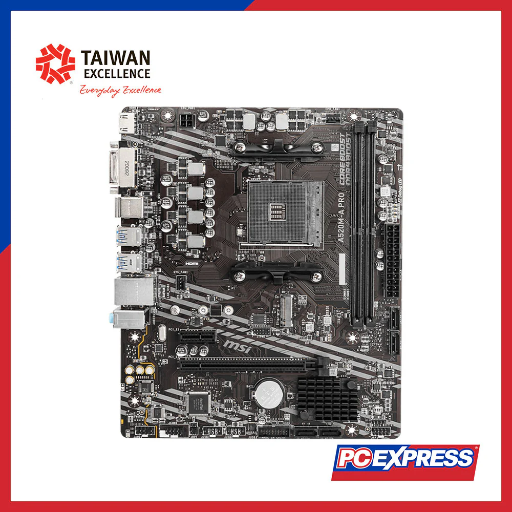MSI A520M-A PRO mATX Motherboard