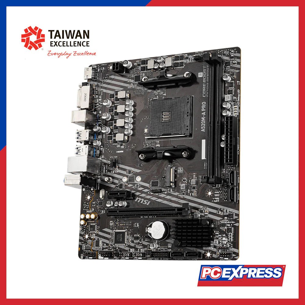 MSI A520M-A PRO mATX Motherboard - Image 2