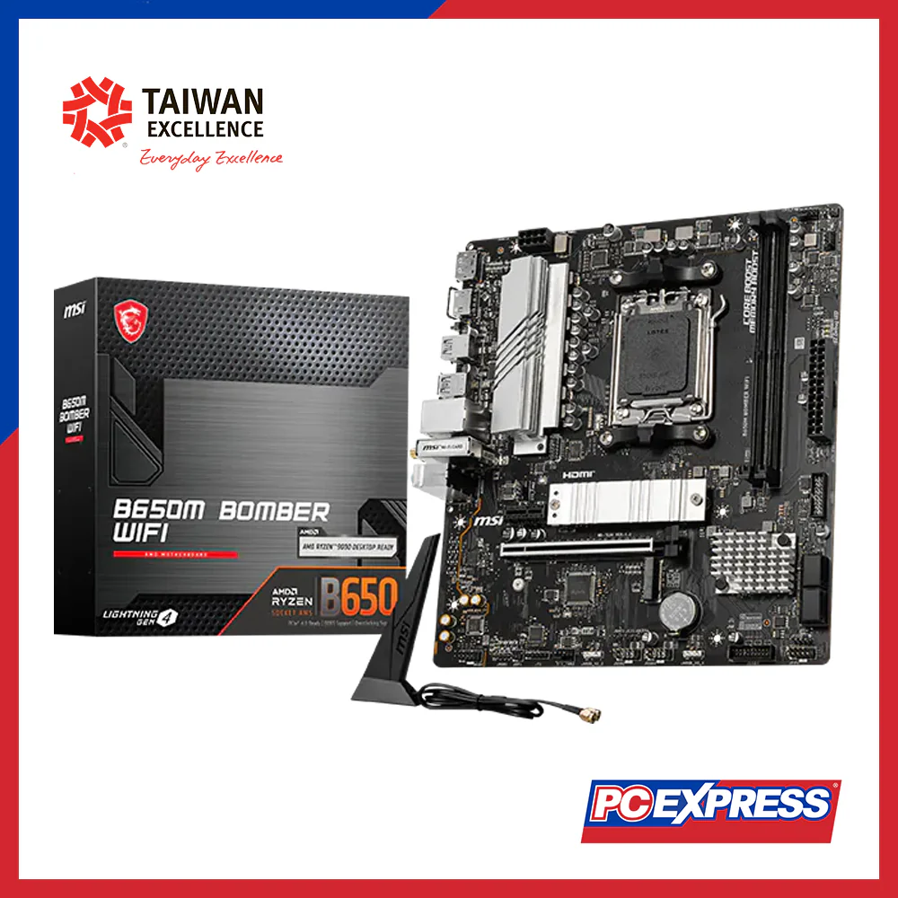MSI B560M Bomber WiFi PCIe 4.0/3.0 MATX Motherboard