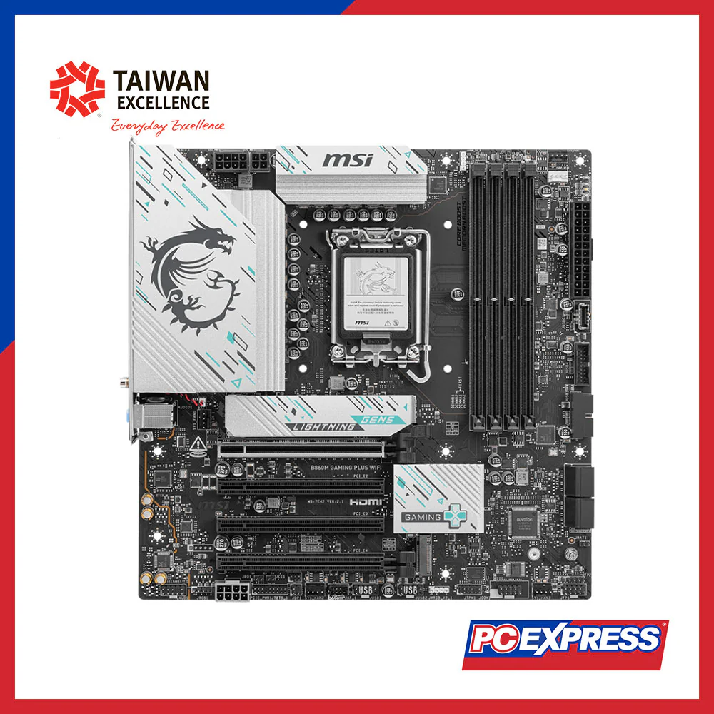 MSI B860M GAMING PLUS WIFI Micro-ATX Motherboard
