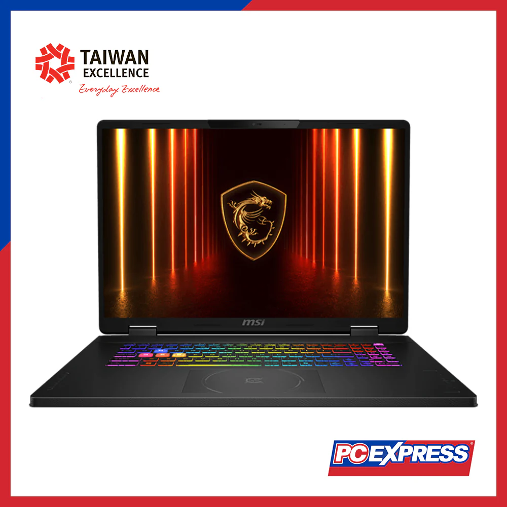 MSI Crosshair 18 HX AI (A2XWGKG-029PH) GeForce RTX™ 5070 Intel® Core™ Ultra 9 Laptop (Black)