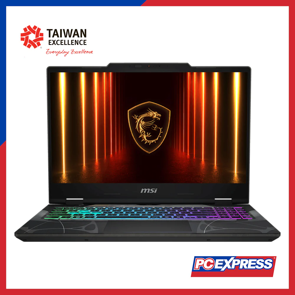 MSI CYBORG 15 (B13WEKG-639PH) GeForce RTX™ 5050 Intel® Core™ i5 Laptop (Translucent Black)