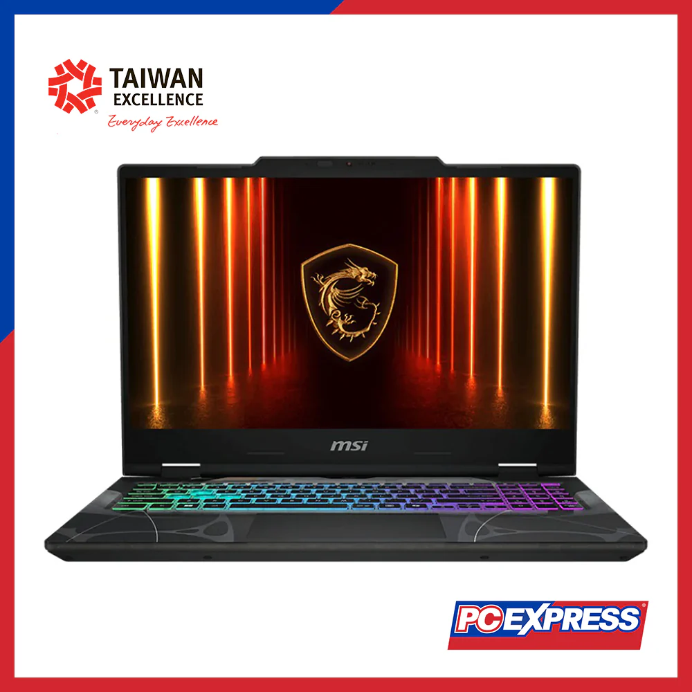MSI Cyborg 15 (B13WFKG-641PH) GeForce RTX™ 5060 Intel® Core™ i7 Laptop (Translucent Black)