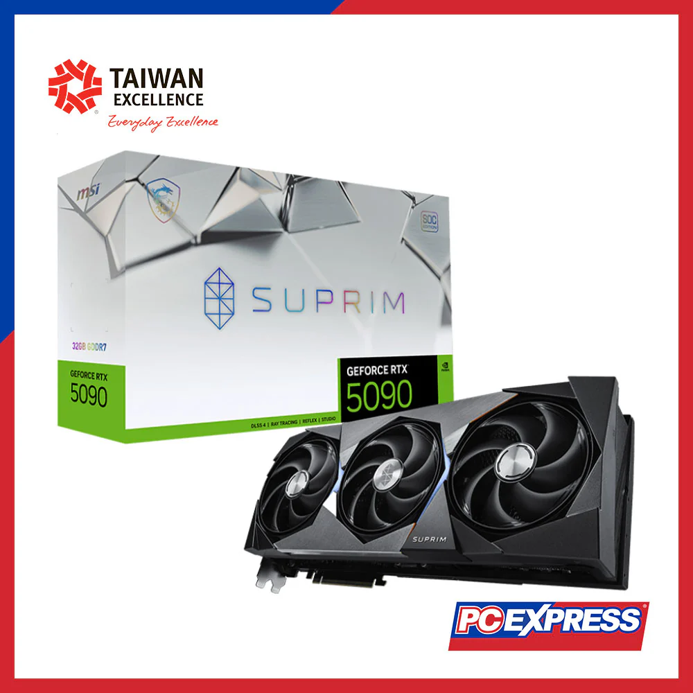 MSI GeForce RTX™ 5090 SUPRIM SOC 32GB GDDR7 512-bit Graphics Card