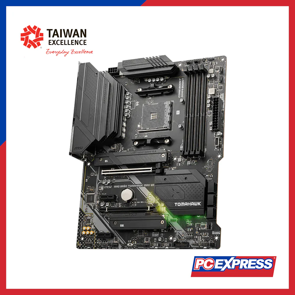 MSI MAG B550 Tomahawk Max WiFi PCIe 3.0 ATX Motherboard - Image 2