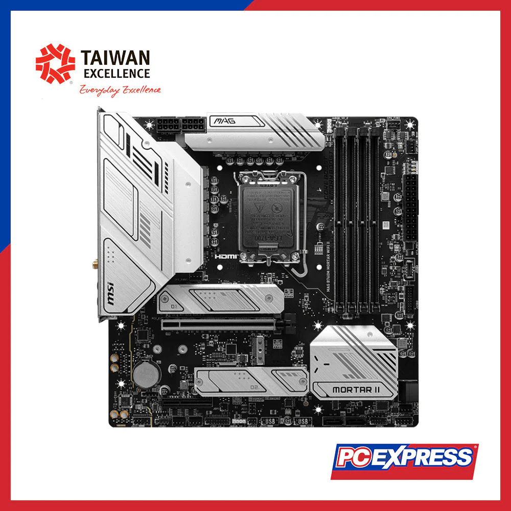MSI MAG B760M MORTAR WIFI II mATX Motherboard