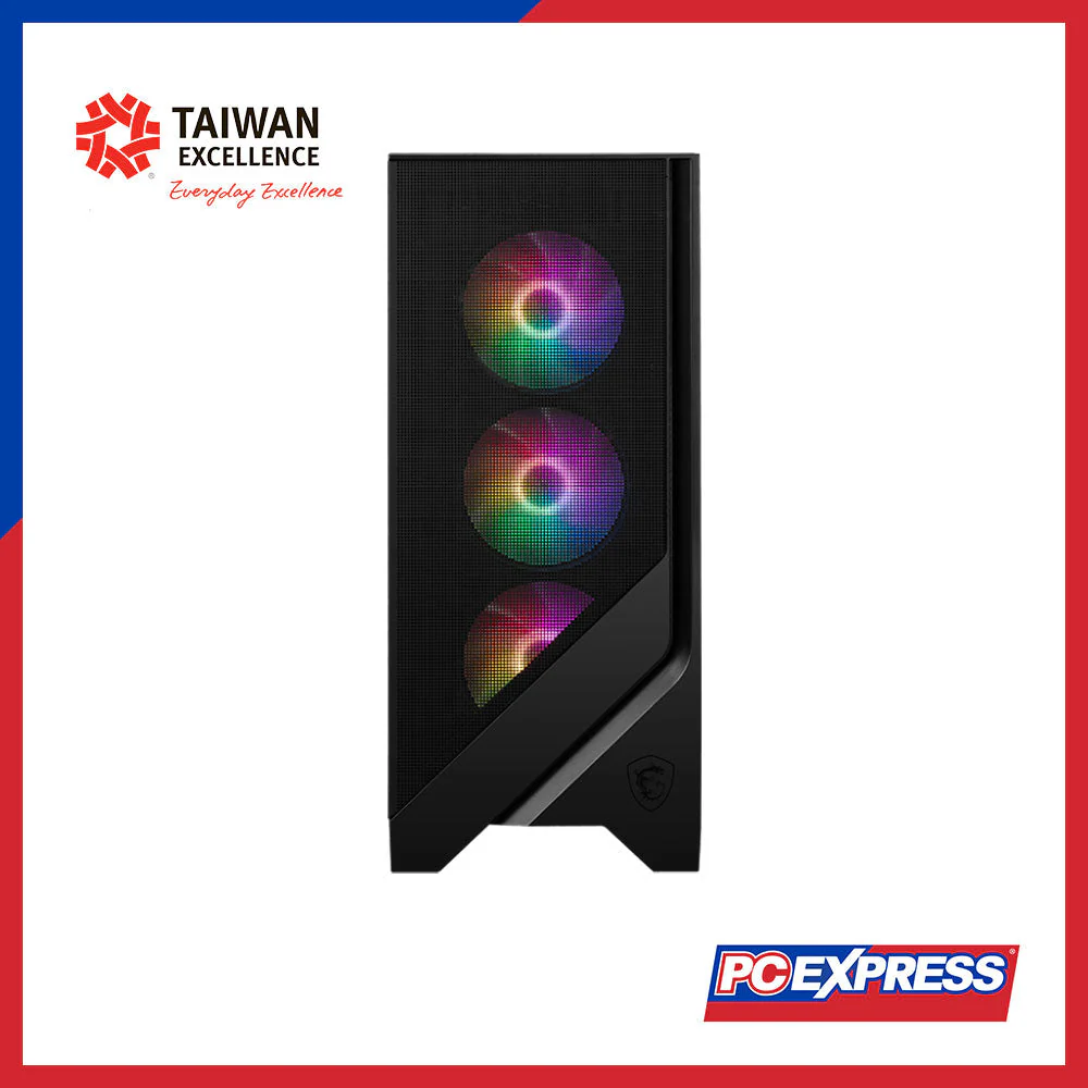 MSI MAG FORGE 120A AIRFLOW Tempered Glass ARGB MId Tower Gaming Chassis - Image 3