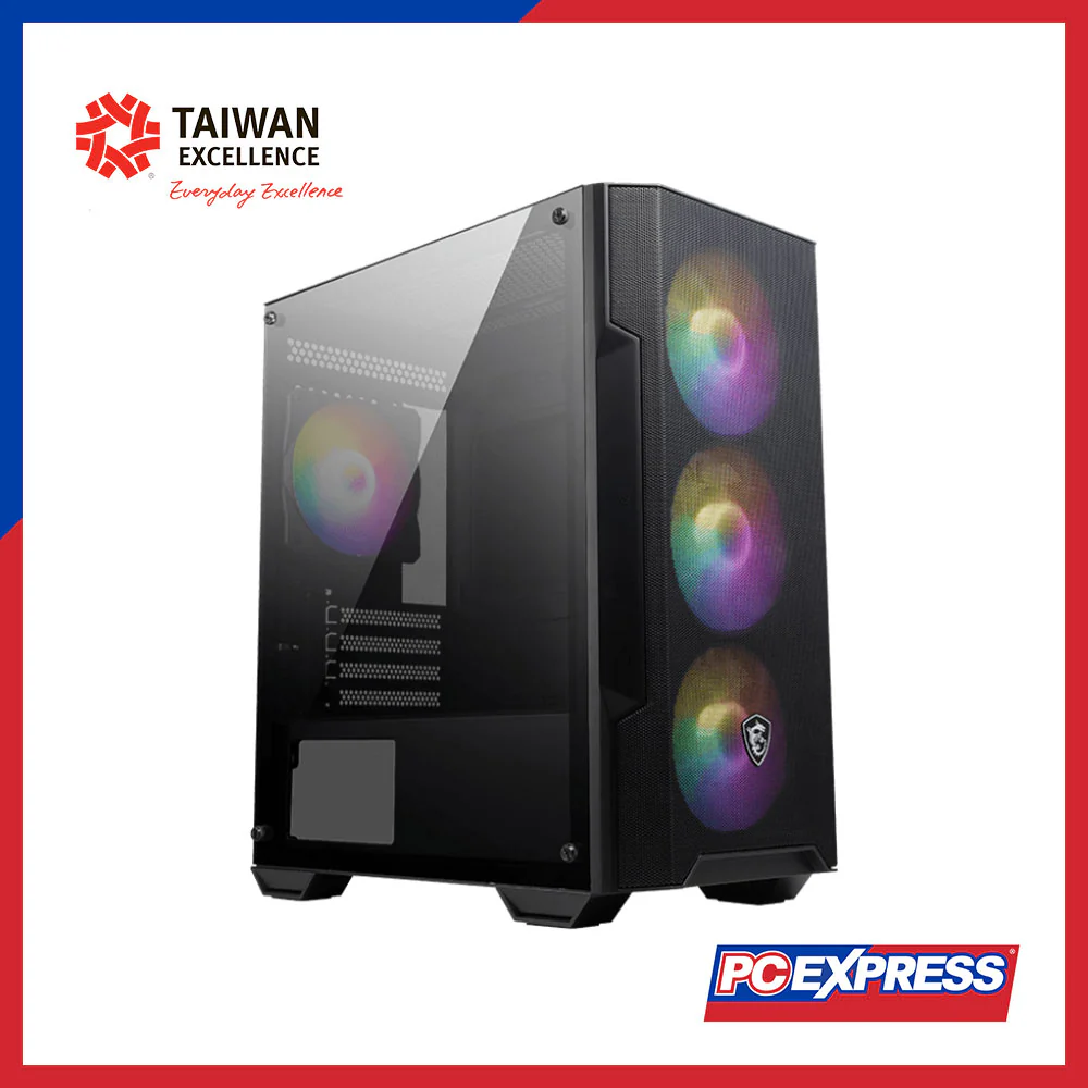MSI MAG FORGE M100A ARGB Tempered Glass Chassis (Black)