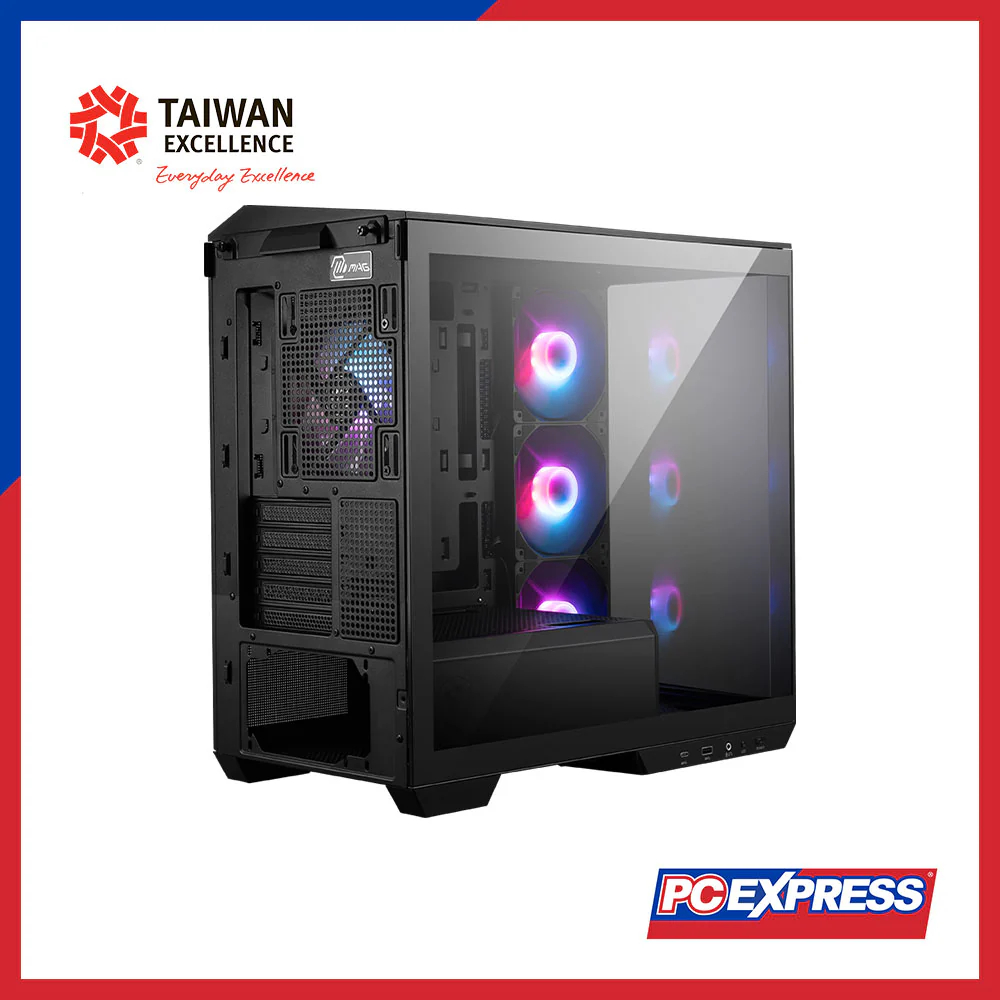 MSI MAG PANO M100R PZ Tempered Glass ARGB Gaming Case - Black - Image 3