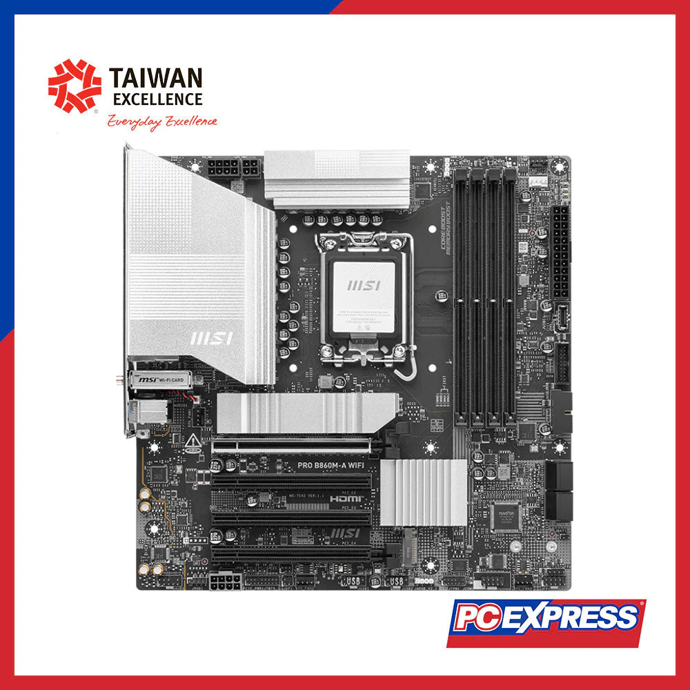 MSI PRO B860M-A WIFI Micro-ATX Motherboard