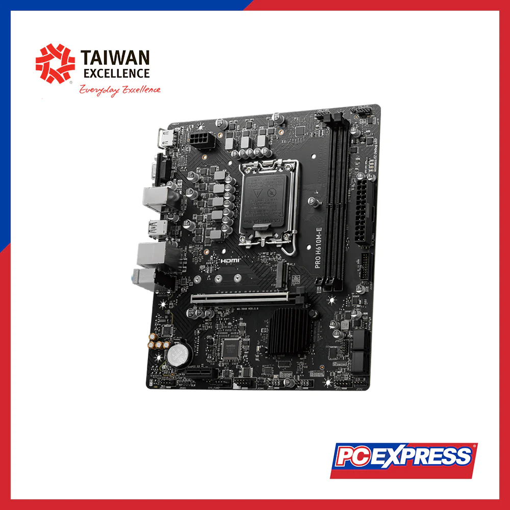 MSI PRO H610M-E D5 Micro-ATX Motherboard - Image 2