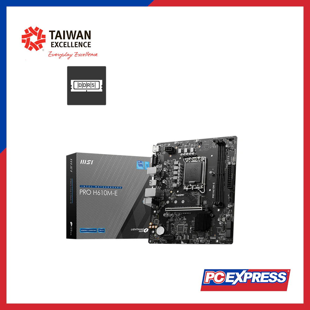 MSI PRO H610M-E D5 Micro-ATX Motherboard - Image 5