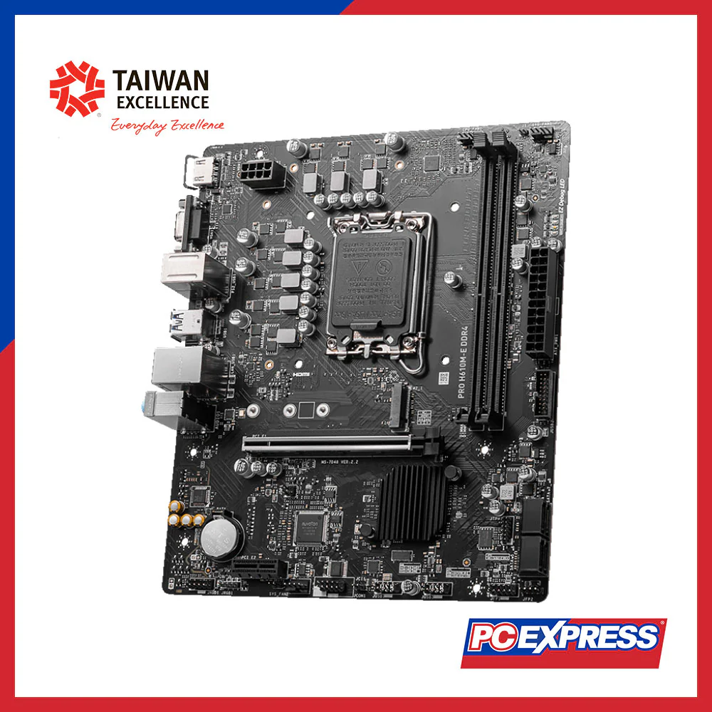 MSI PRO H610M-E DDR4 Micro-ATX Motheboard - Image 2