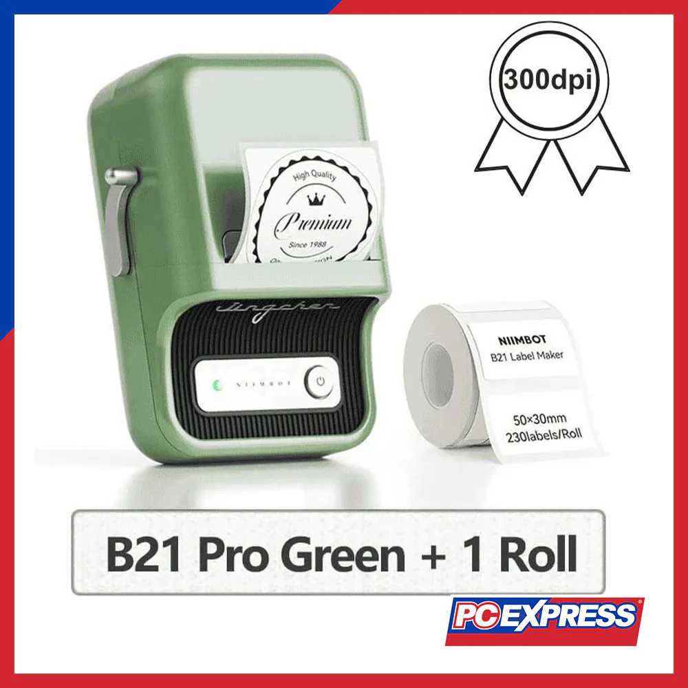 NIIMBOT B21S Pro Thermal Direct Print - Green - Image 7