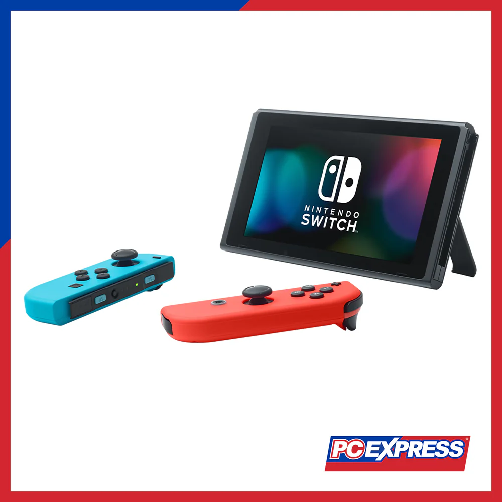 NINTENDO Switch™ V2 Neon Blue/RED+Pikmin 4 - Image 3