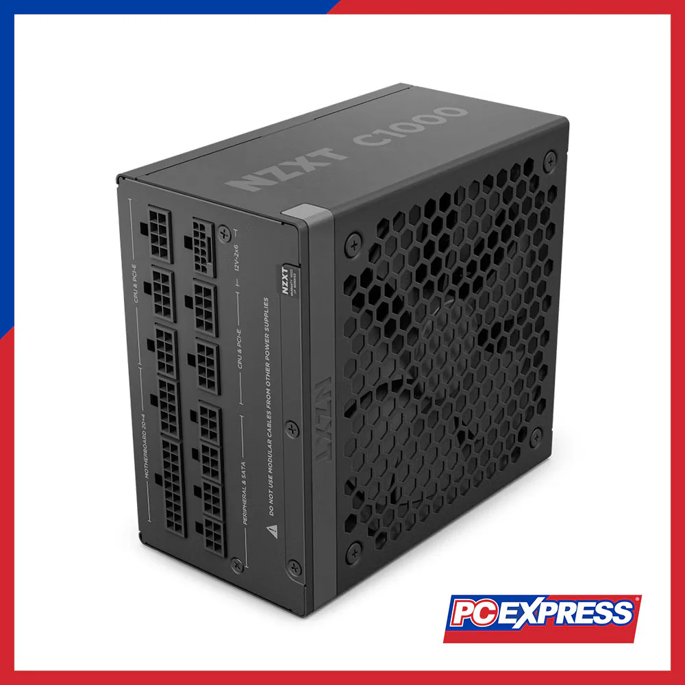 NZXT C1000 1000W 80+ Gold ATX 3.1 Fully Modular Power Supply (Black) - Image 6