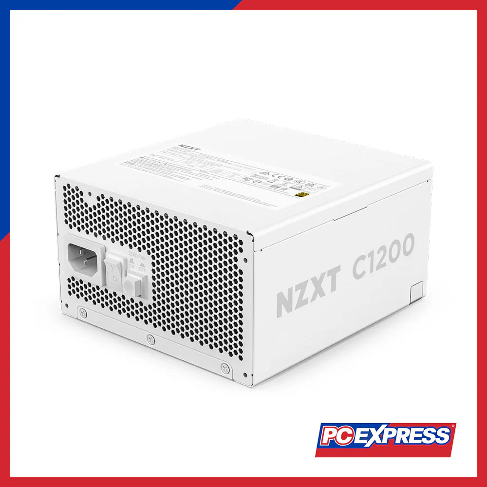 NZXT C1200 1200W 80+ Gold ATX 3.1 Fully Modular Power Supply (White) - Image 2