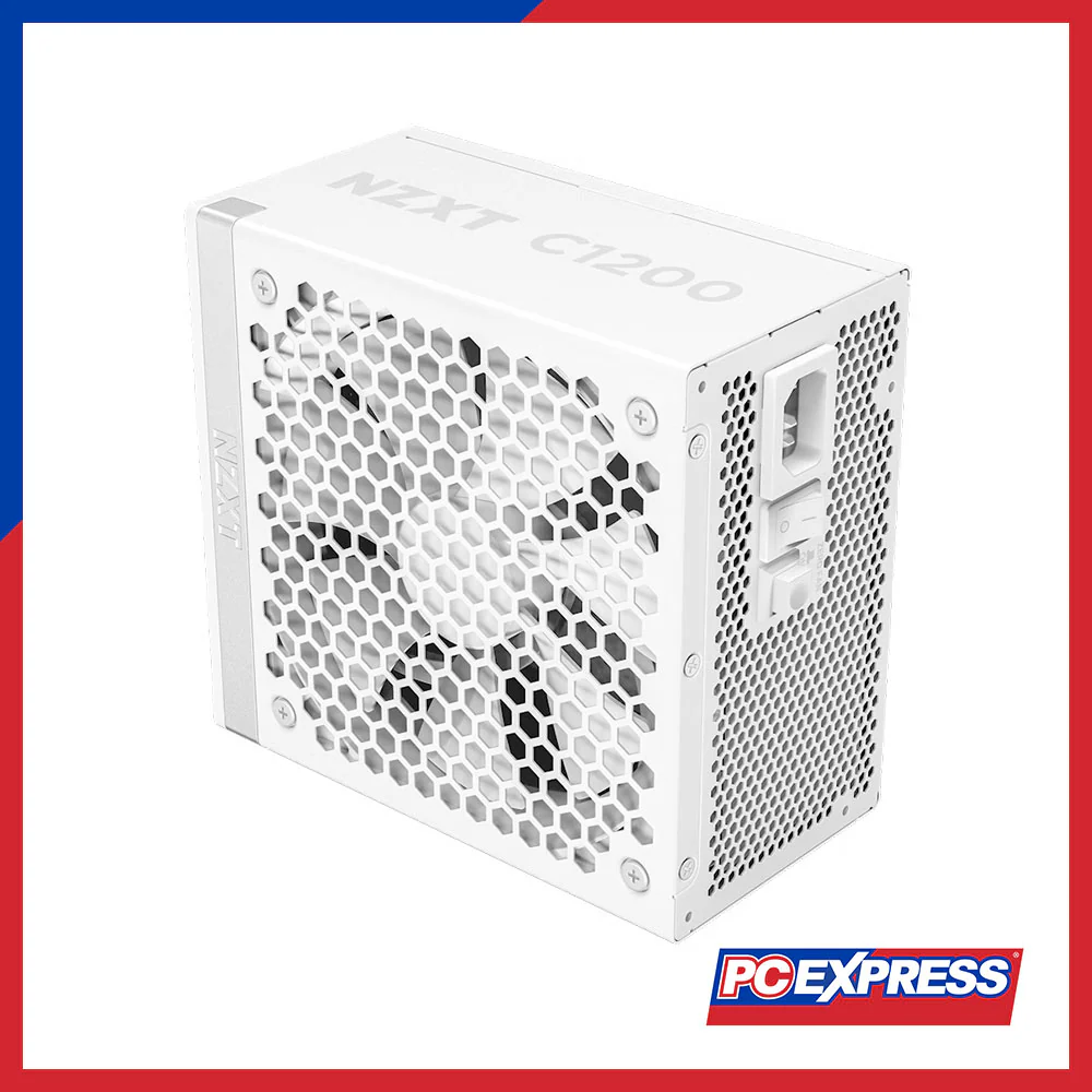 NZXT C1200 1200W 80+ Gold ATX 3.1 Fully Modular Power Supply (White) - Image 3