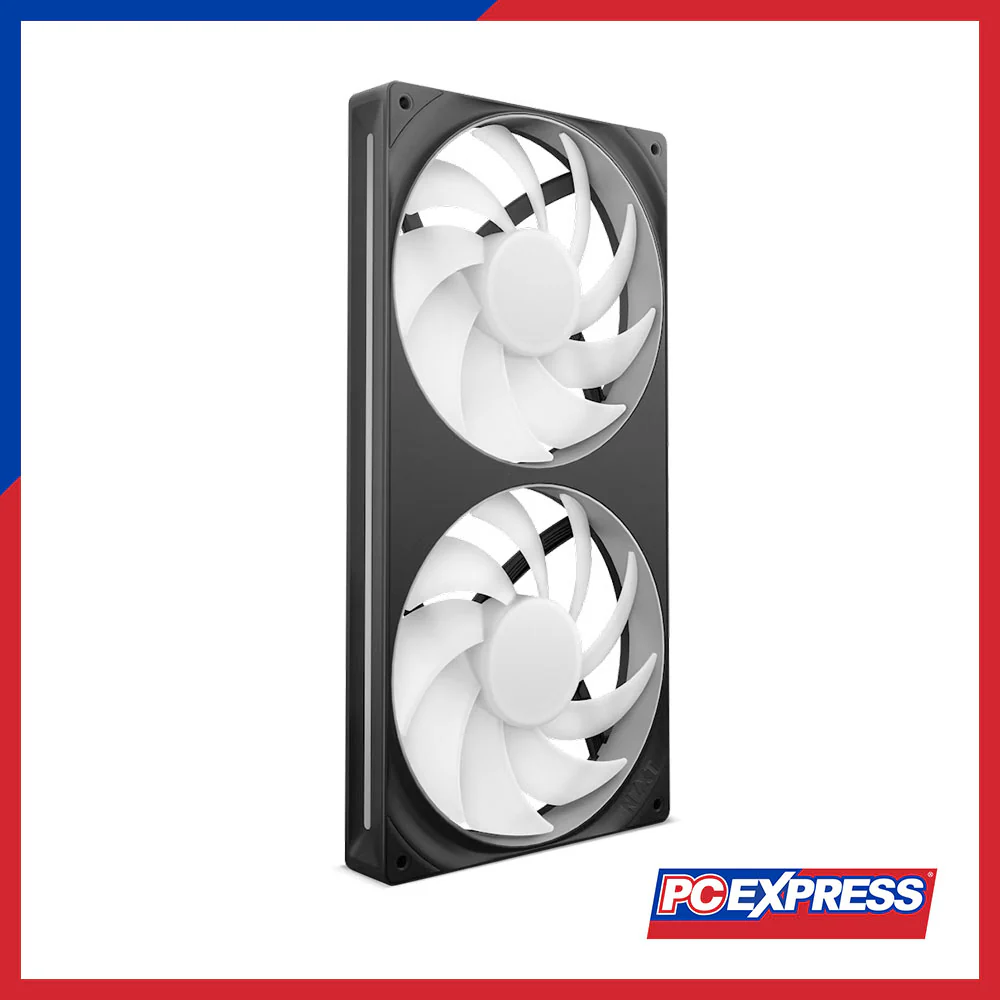 NZXT F280 RGB Core Double Pack Single-Frame Fan Unit (Black) - Image 5