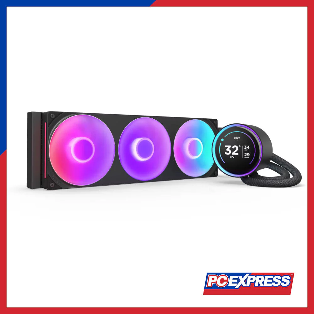 NZXT KRAKEN Elite 360 RGB V2 All-In-One Liquid Cooler Fan (Black)