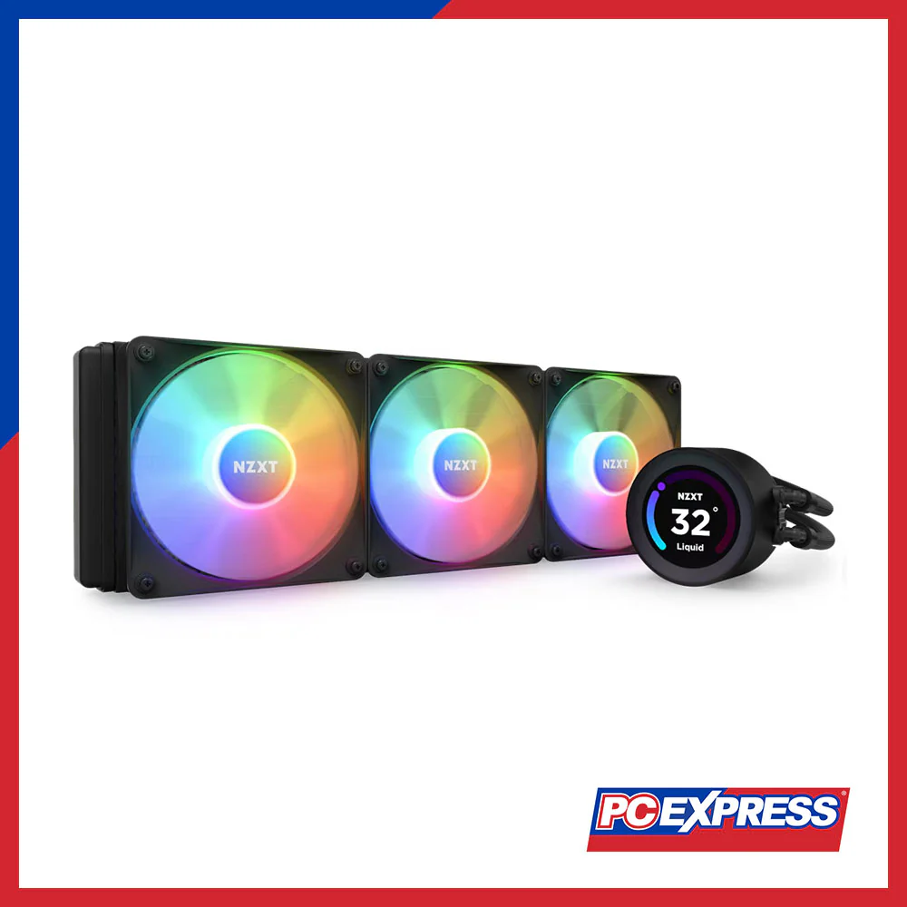 NZXT Kraken Elite 360mm All in One Liquid Cooler with RGB fans (Black)