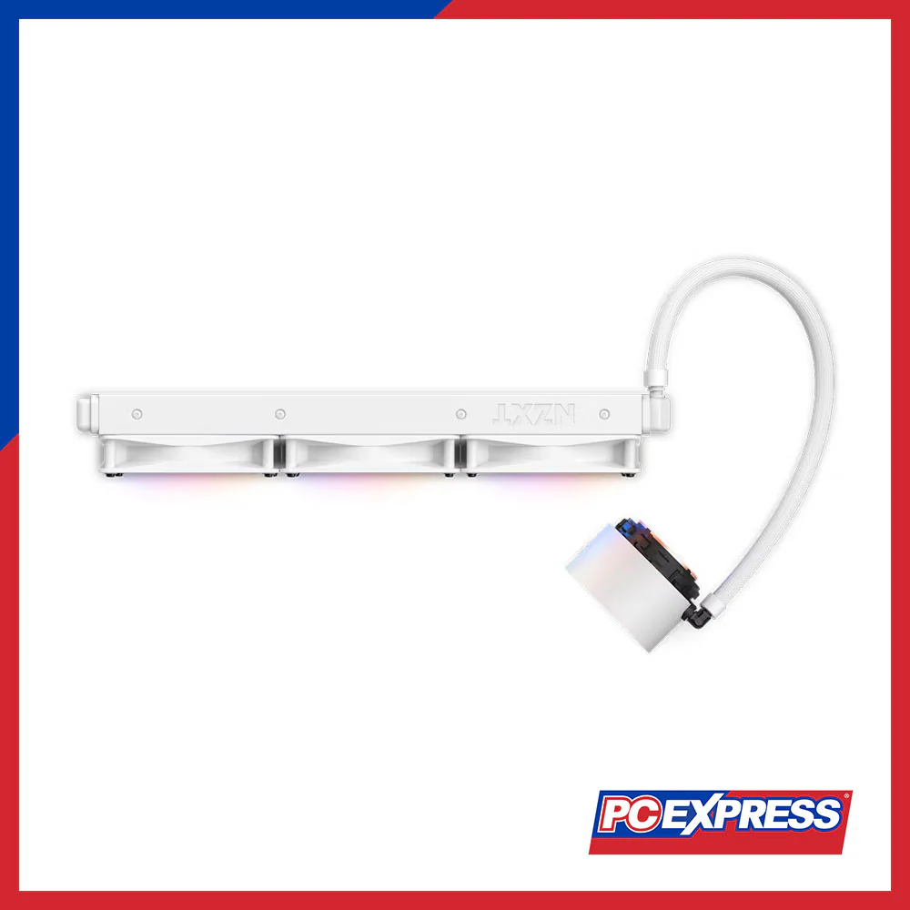 NZXT Kraken Elite 360mm All in One Liquid Cooler with RGB fans (White) - Image 2