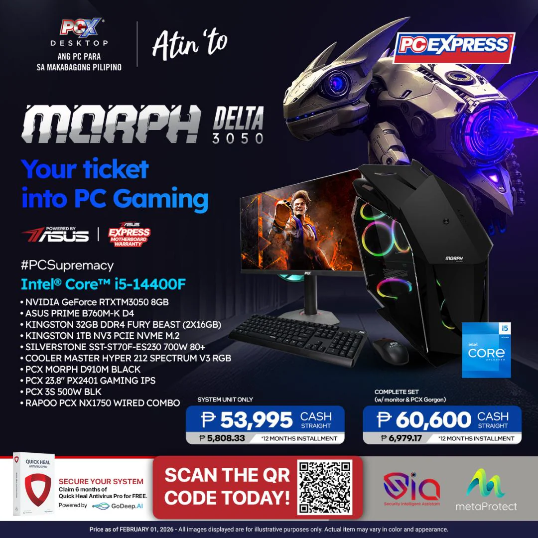 PCX GFH MORPH DELTA (3050) Intel® Core™ i5 Desktop - Powered By ASUS
