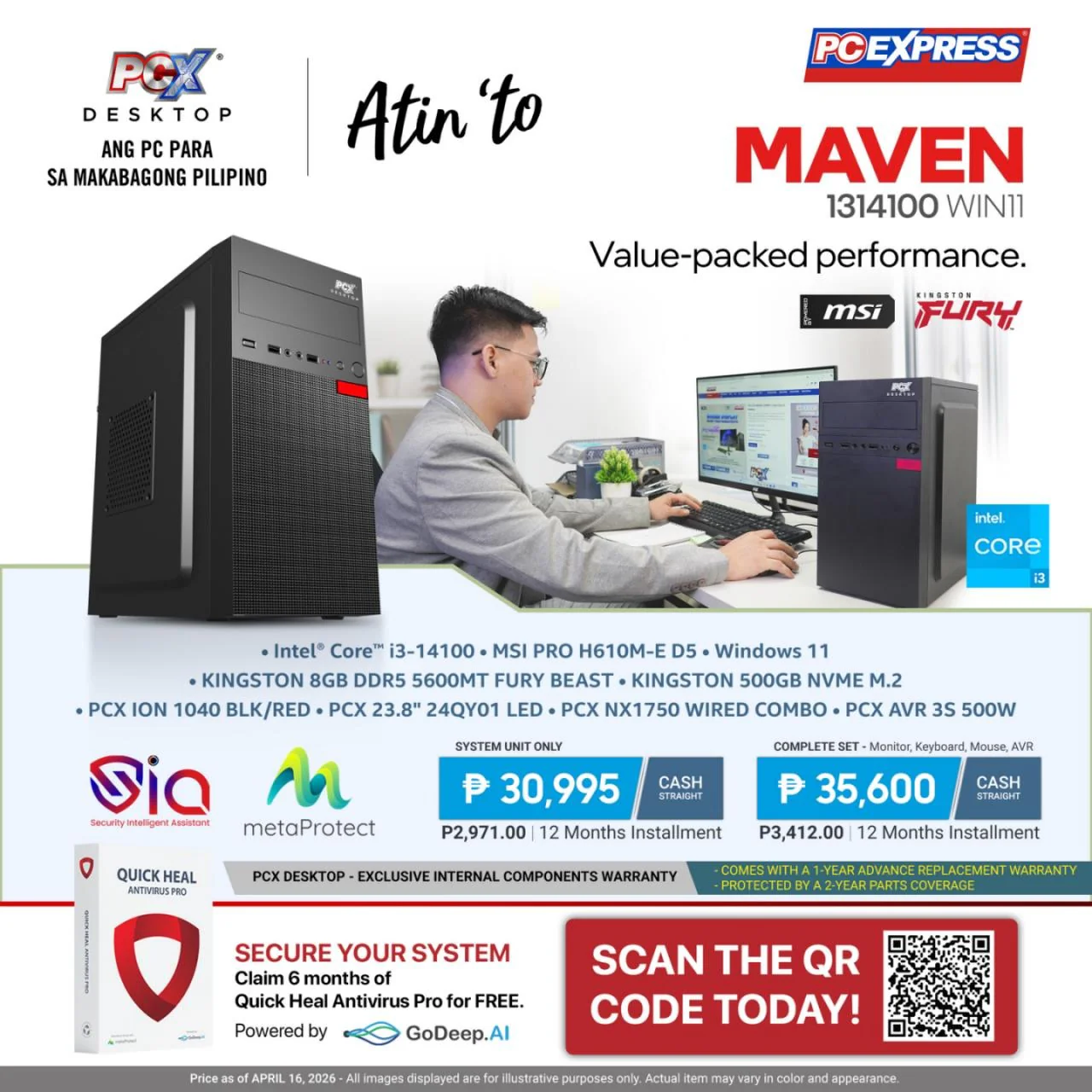 PCX LFH MAVEN (1314100) Windows 11 Desktop