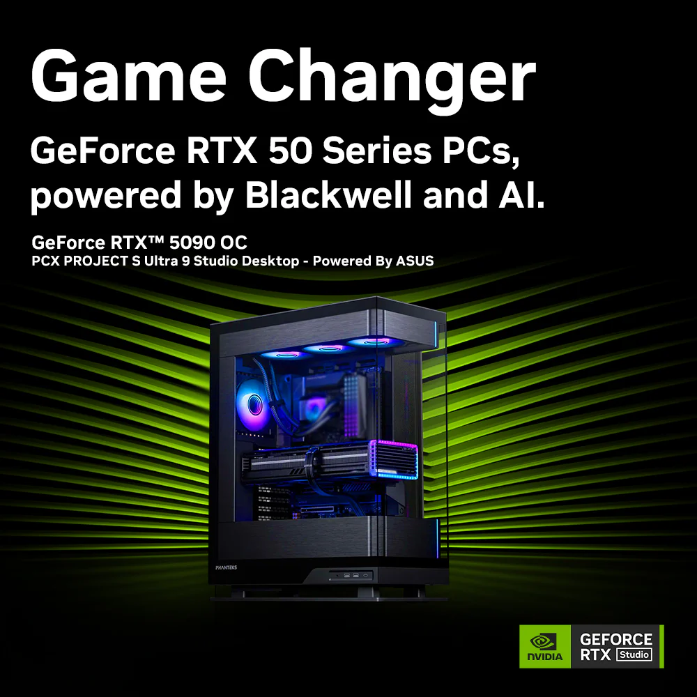 PCX PROJECT S GeForce RTX™ 5090 OC Intel® Core™ Ultra 9 Gaming & Studio Desktop - Powered By ASUS - Image 2