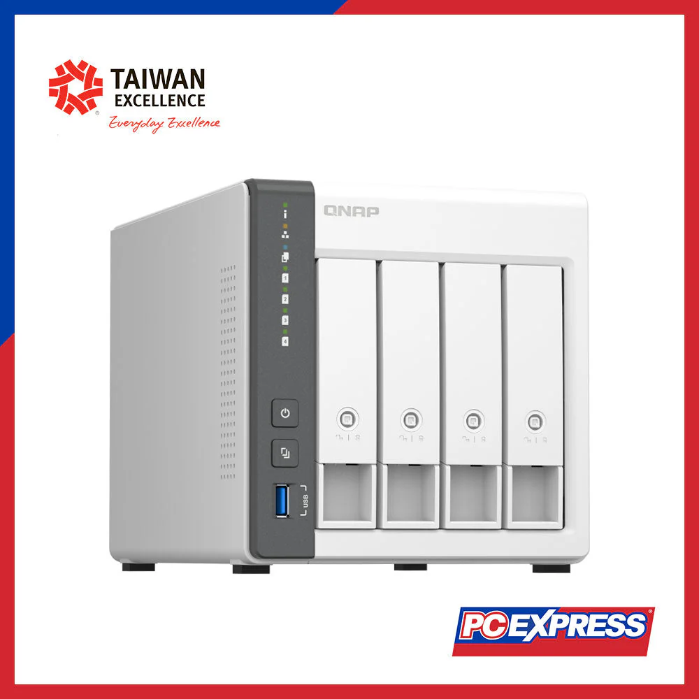 QNAP TS-433-4G 4-BAY Tower NAS Server - Image 2