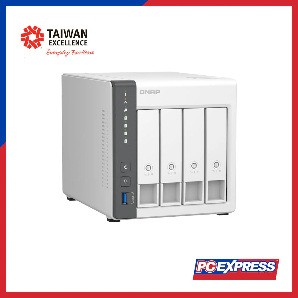 QNAP TS-433-4G 4-BAY Tower NAS Server - Image 4
