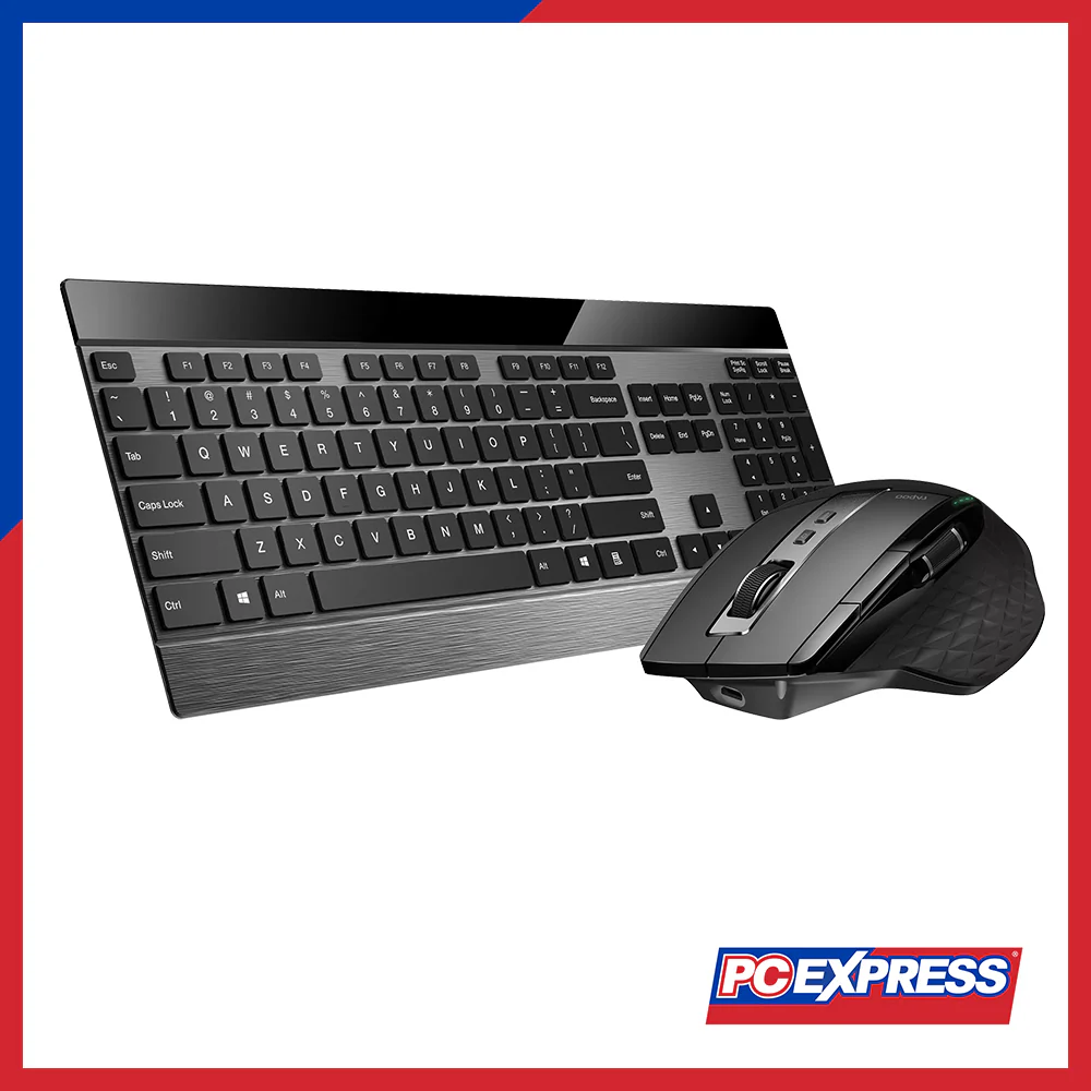 RAPOO 9900M Multi-Mode Wireless Ultra-Slim (Keyboard + Mouse) Combo - Black - Image 3