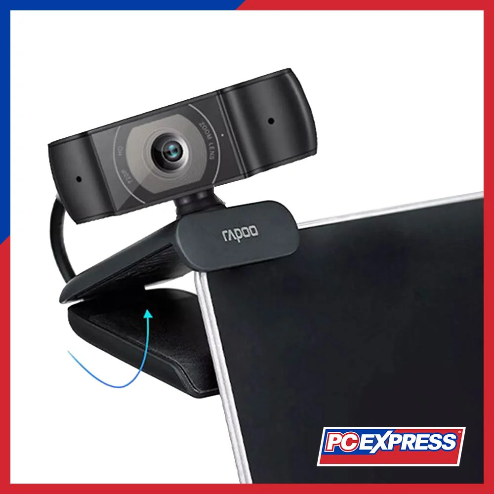 RAPOO C200 Webcam 720P HD 360®° Horizontal with Microphone - Image 4