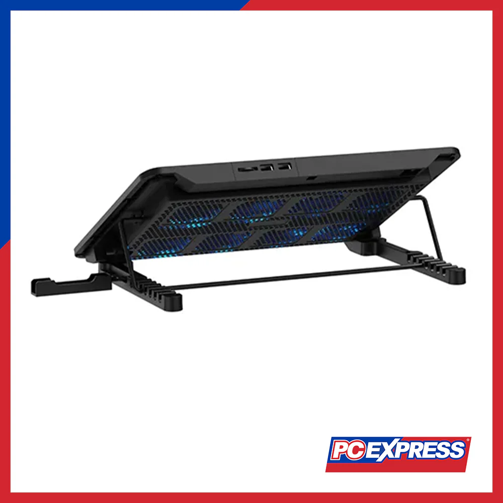 RAPOO CF300 High-Efficiency Laptop Cooling Pad – Black - Image 3