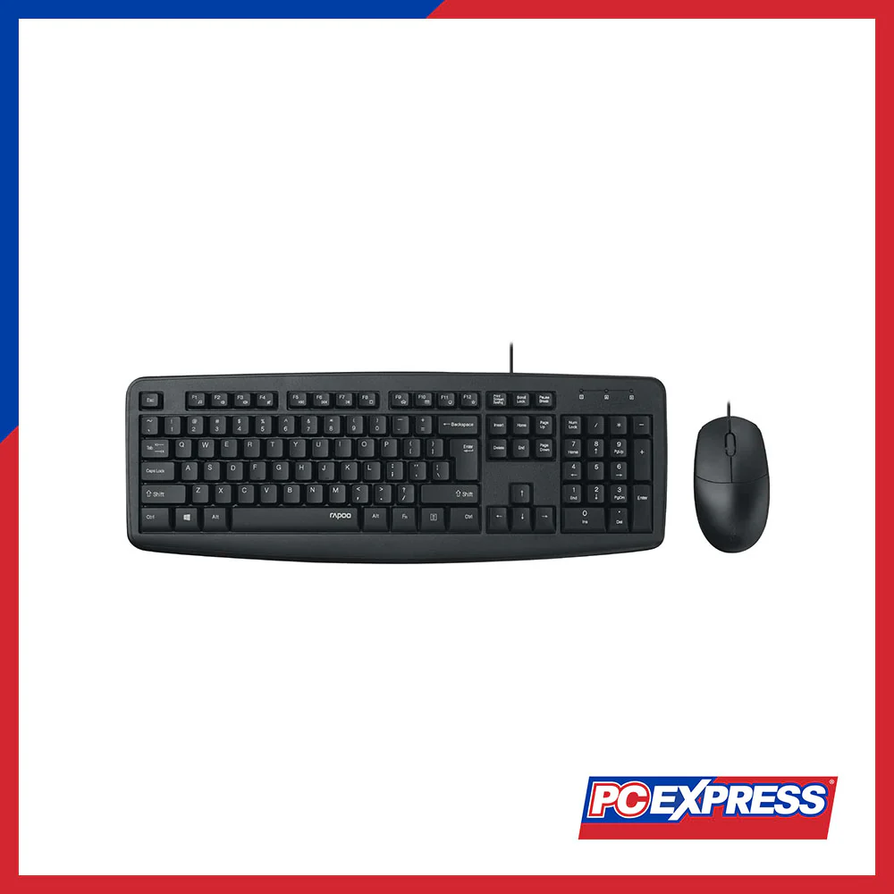 RAPOO NX1600 USB Keyboard and Mouse Combo