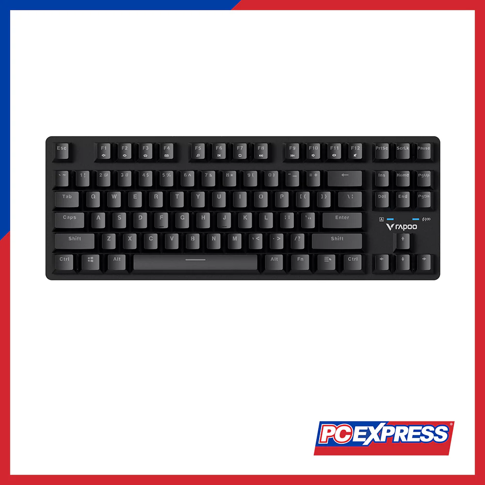 RAPOO V500 PRO-87 TKL Mechanical Wired Gaming Keyboard - Black - Image 3