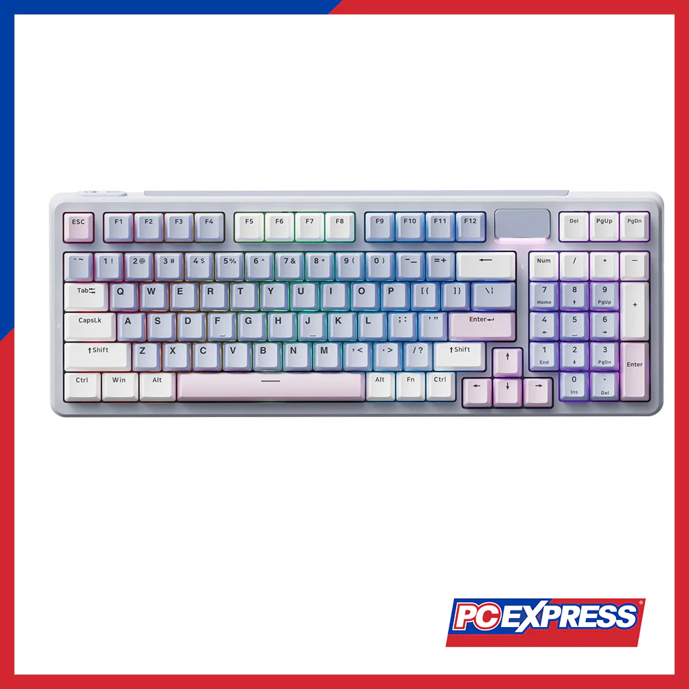 RAPOO V700DIY-98 RGB Wireless Mechanical Gaming Keyboard - Blue/Grey/Pink - Image 2