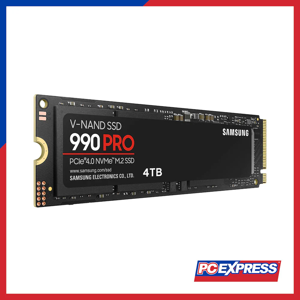 SAMSUNG 4TB 990 PRO PCIe NVMe M.2 Solid State Drive